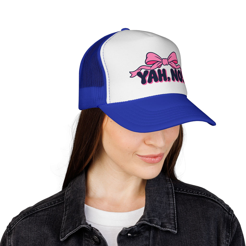 YAH, NO!™ | Funny Faith-Based Statement Hat | Bold Christian Cap | Faith, Fire & Fearless Collection
