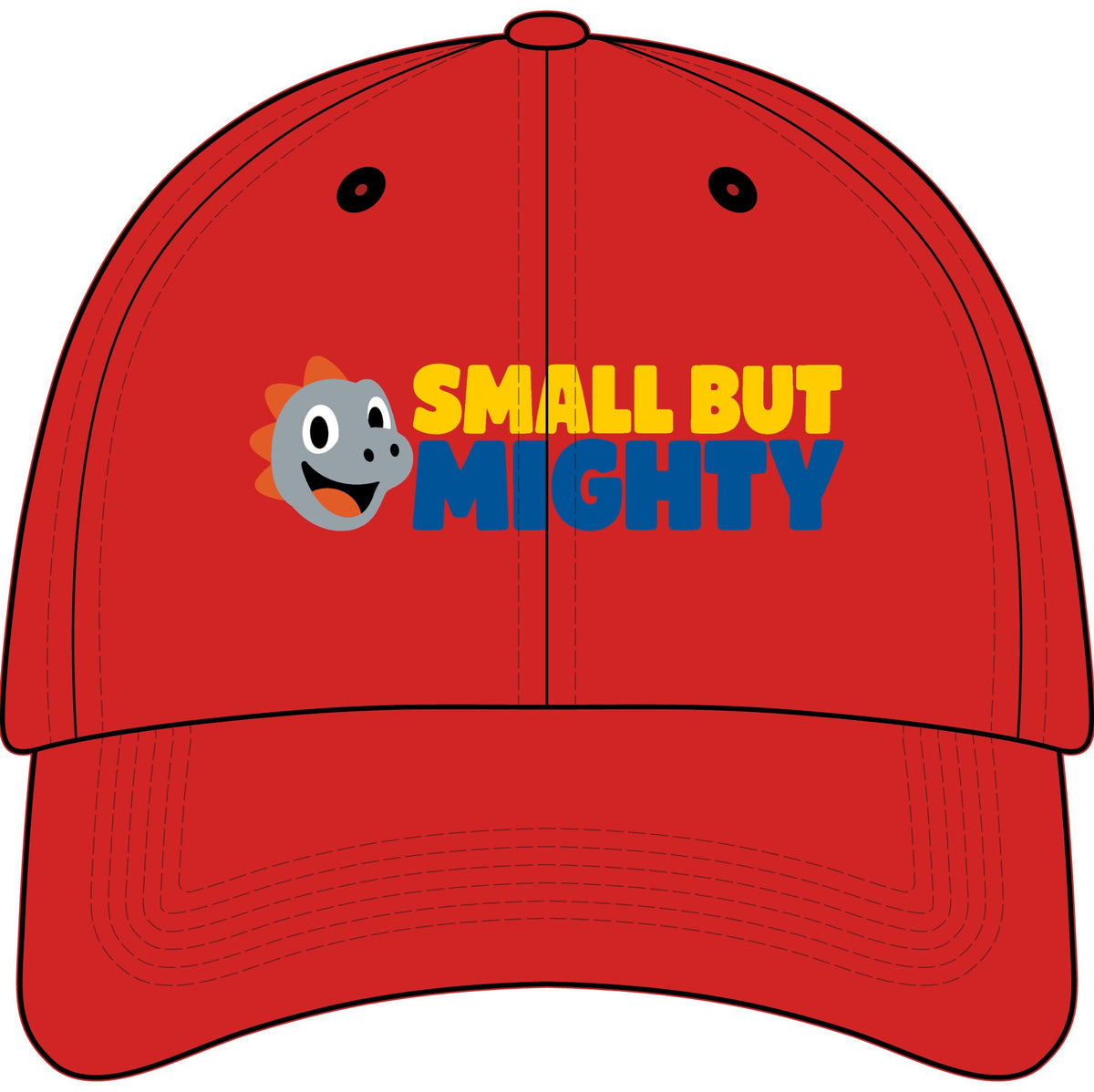 Small But Mighty™ Kids Embroidered Hat | Christian Youth Baseball Cap | Inspirational Faith Hat for Boys & Girls | Rooted in Yah Mercantile™