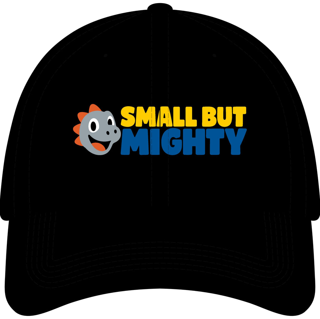 Small But Mighty™ Kids Embroidered Hat | Christian Youth Baseball Cap | Inspirational Faith Hat for Boys & Girls | Rooted in Yah Mercantile™