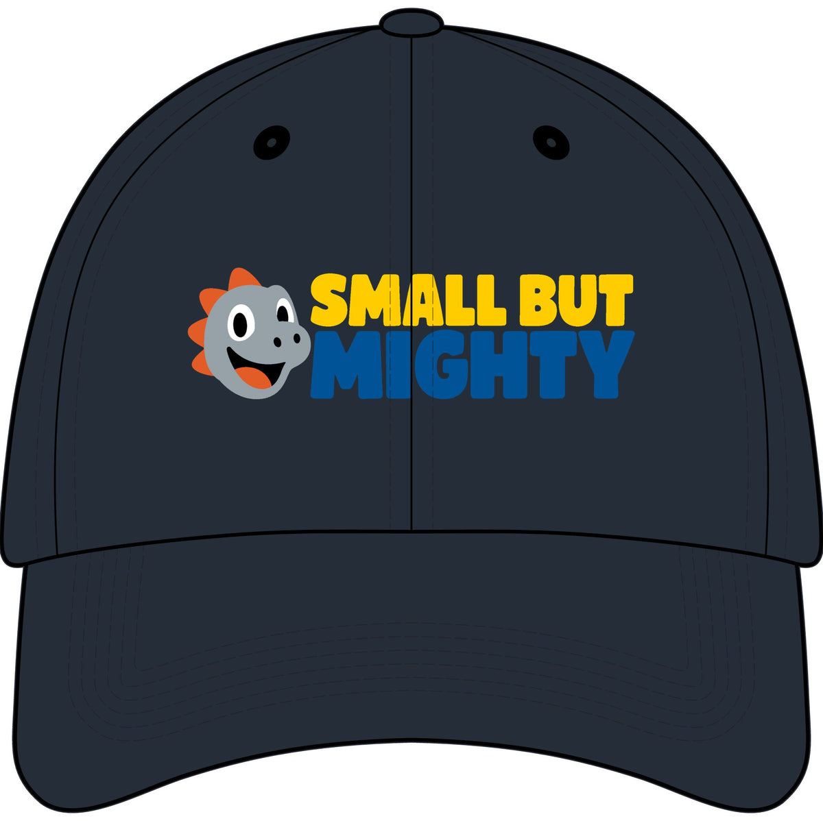 Small But Mighty™ Kids Embroidered Hat | Christian Youth Baseball Cap | Inspirational Faith Hat for Boys & Girls | Rooted in Yah Mercantile™