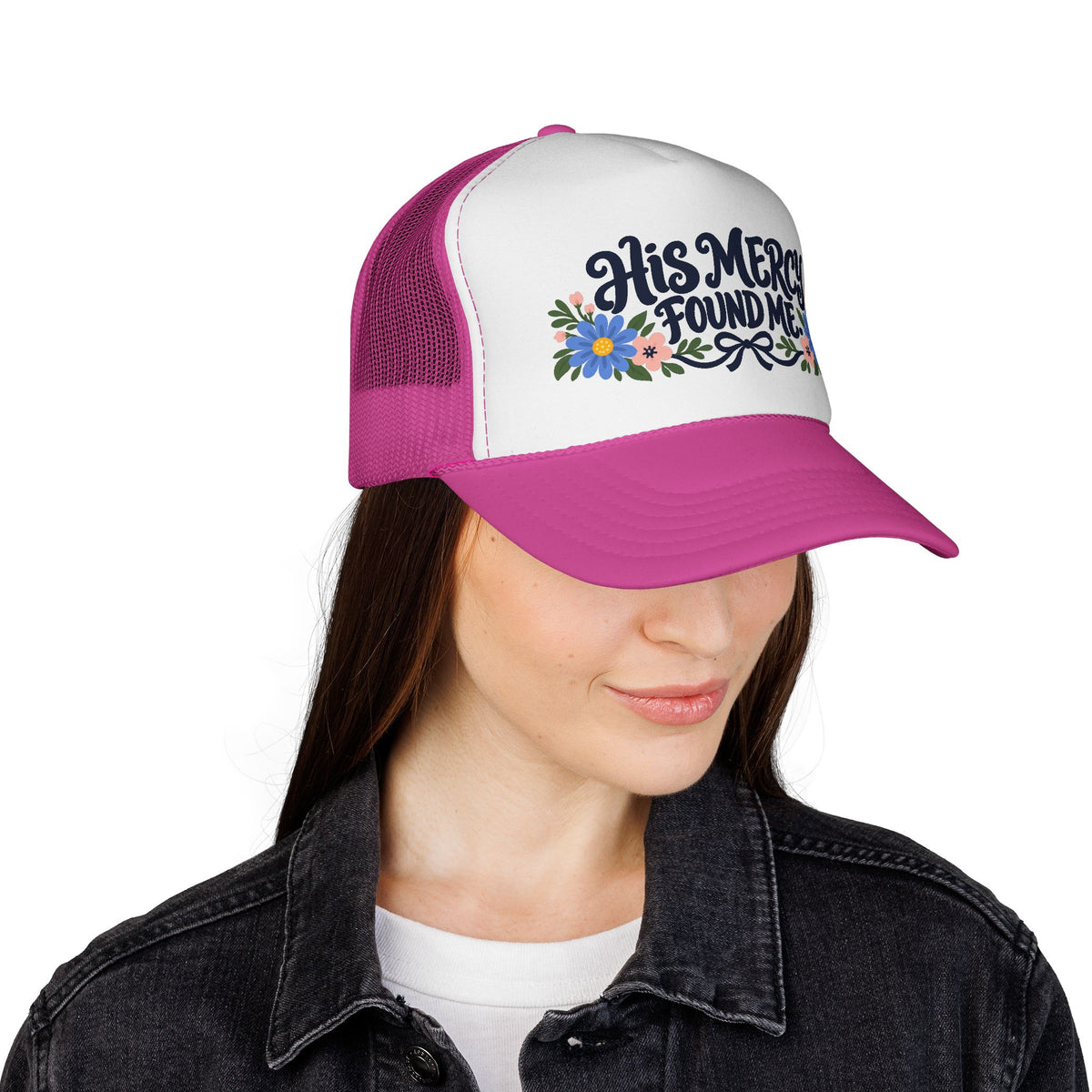 Mercy Found Me™ | Faith-Based Inspirational Hat | Christian Embroidered Cap | Rooted in Yah Mercantile™