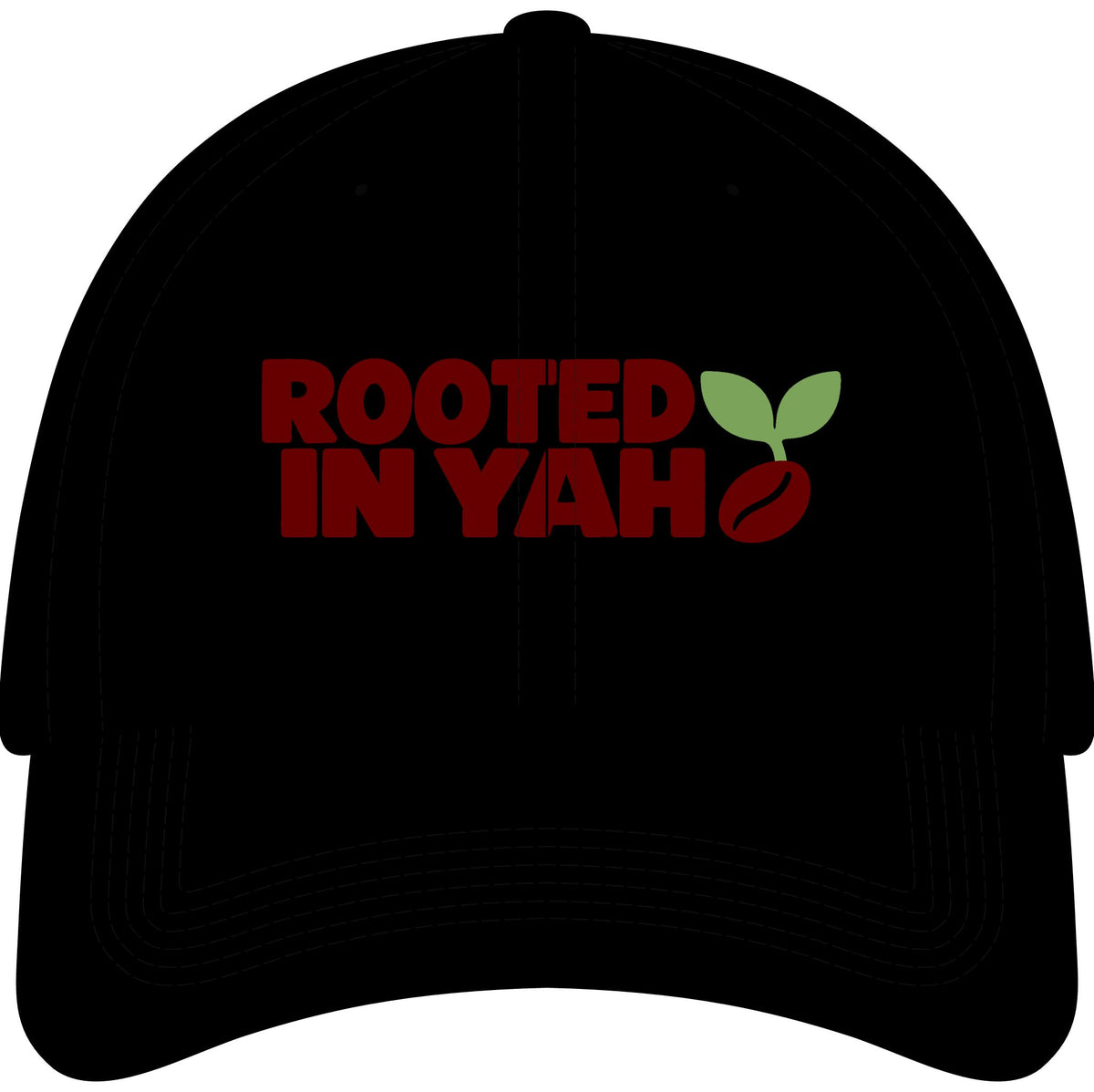 Rooted in Yah™ Kids Embroidered Hat | Christian Youth Baseball Cap | Faith-Inspired Hat for Boys & Girls | Rooted in Yah Mercantile™