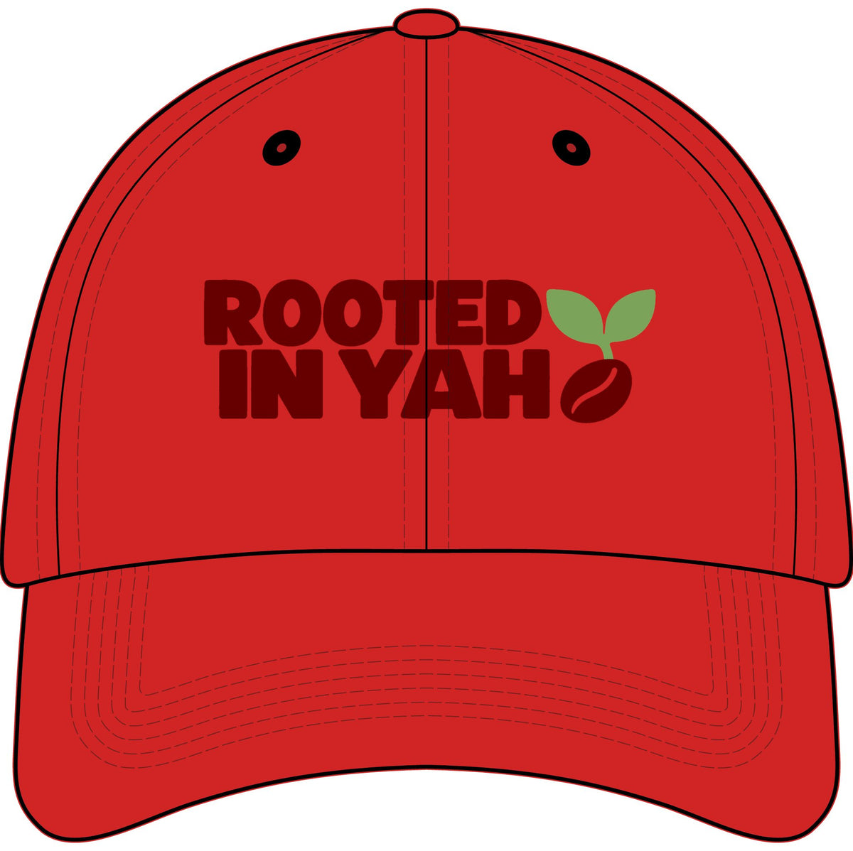 Rooted in Yah™ Kids Embroidered Hat | Christian Youth Baseball Cap | Faith-Inspired Hat for Boys & Girls | Rooted in Yah Mercantile™