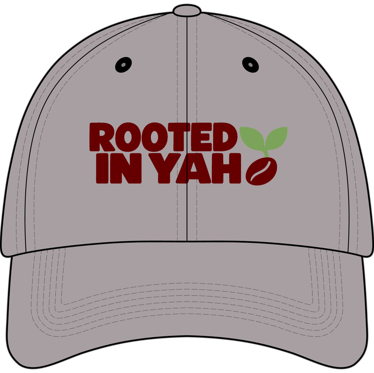 Rooted in Yah™ Kids Embroidered Hat | Christian Youth Baseball Cap | Faith-Inspired Hat for Boys & Girls | Rooted in Yah Mercantile™