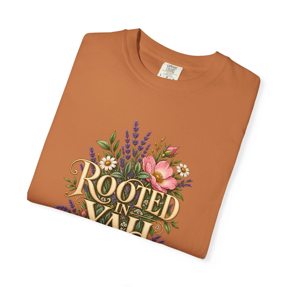 Rooted in Yah™ Women’s Faith T-Shirt | Christian Inspirational Graphic Tee | Faith Over Fear | Women’s Everyday Comfort Shirt