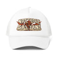 Not Today, Satan!™ Men’s Trucker Hat | Bold Christian Faith Cap | Spiritual Warrior Statement Hat | Rooted in Yah Mercantile™