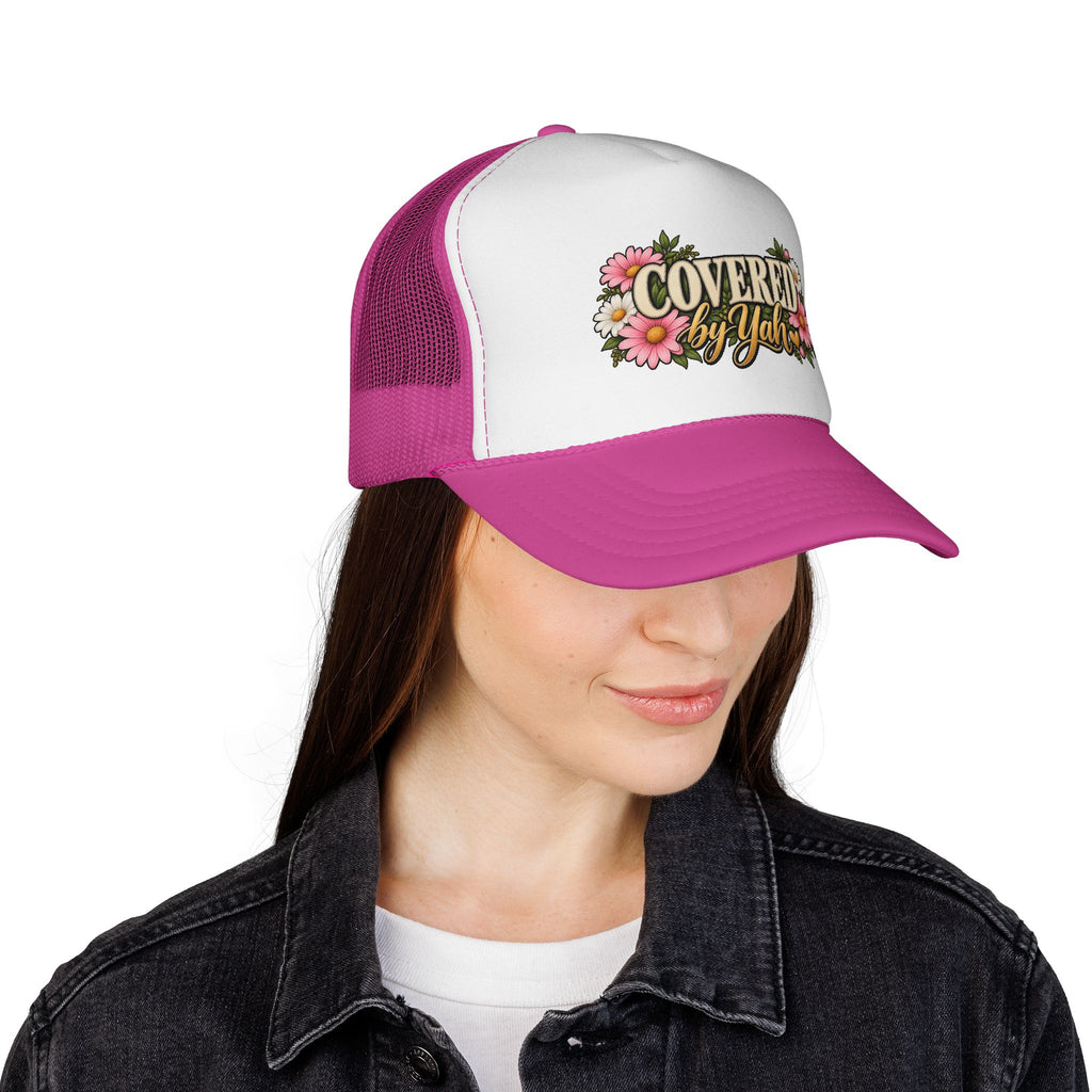 Covered by Yah™ Women’s Faith Hat | Psalm 91 Inspired Cap | Inspirational Christian Headwear | Rooted in Yah Mercantile™
