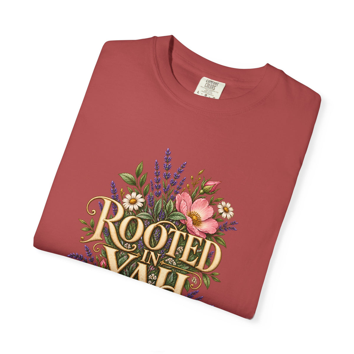 Rooted in Yah™ Women’s Faith T-Shirt | Christian Inspirational Graphic Tee | Faith Over Fear | Women’s Everyday Comfort Shirt