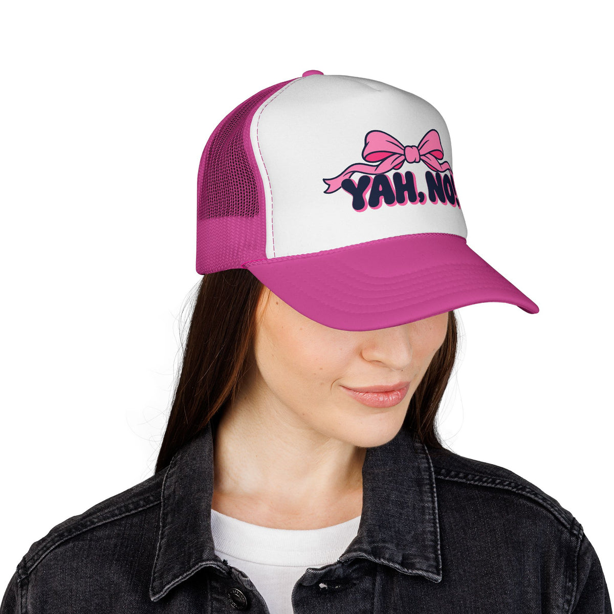 YAH, NO!™ | Funny Faith-Based Statement Hat | Bold Christian Cap | Faith, Fire & Fearless Collection