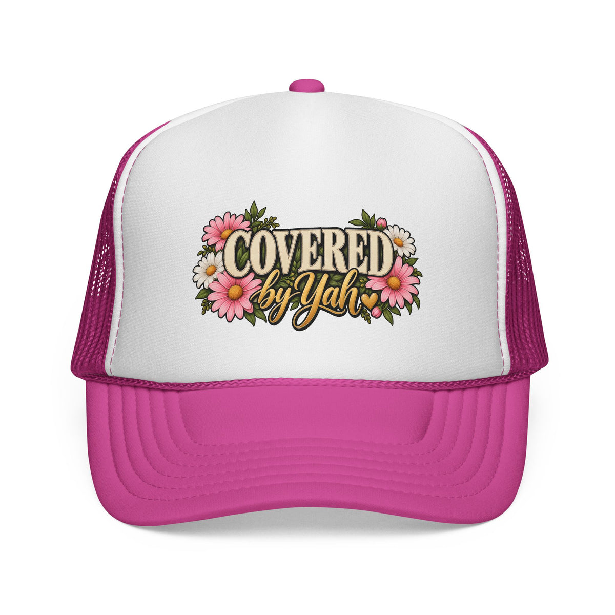 Covered by Yah™ Women’s Faith Hat | Psalm 91 Inspired Cap | Inspirational Christian Headwear | Rooted in Yah Mercantile™