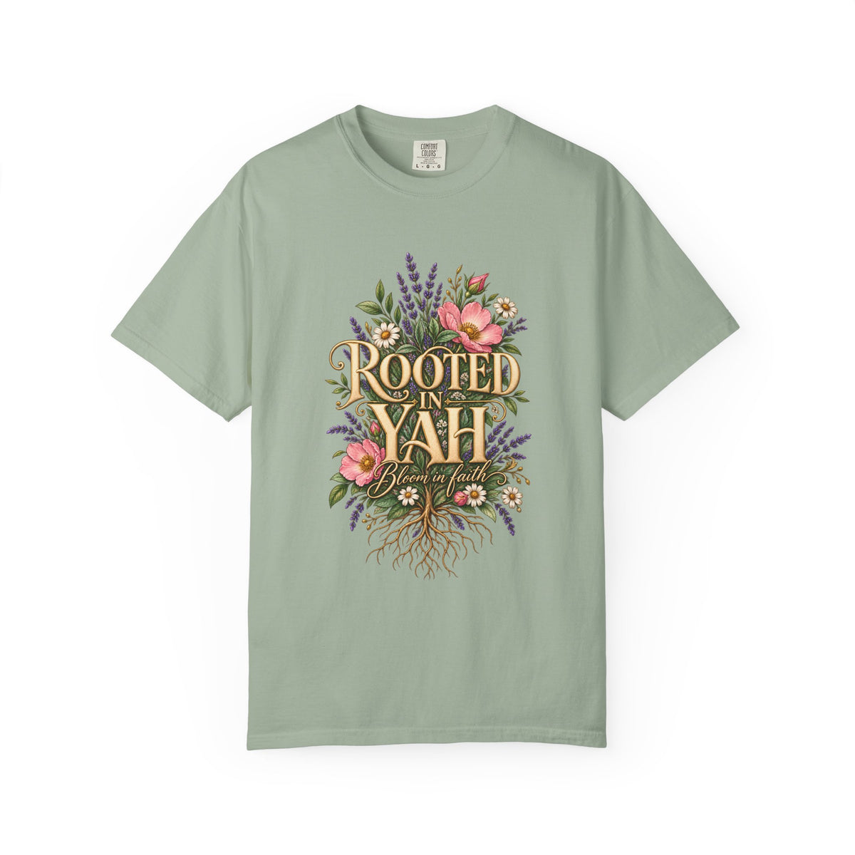 Rooted in Yah™ Women’s Faith T-Shirt | Christian Inspirational Graphic Tee | Faith Over Fear | Women’s Everyday Comfort Shirt