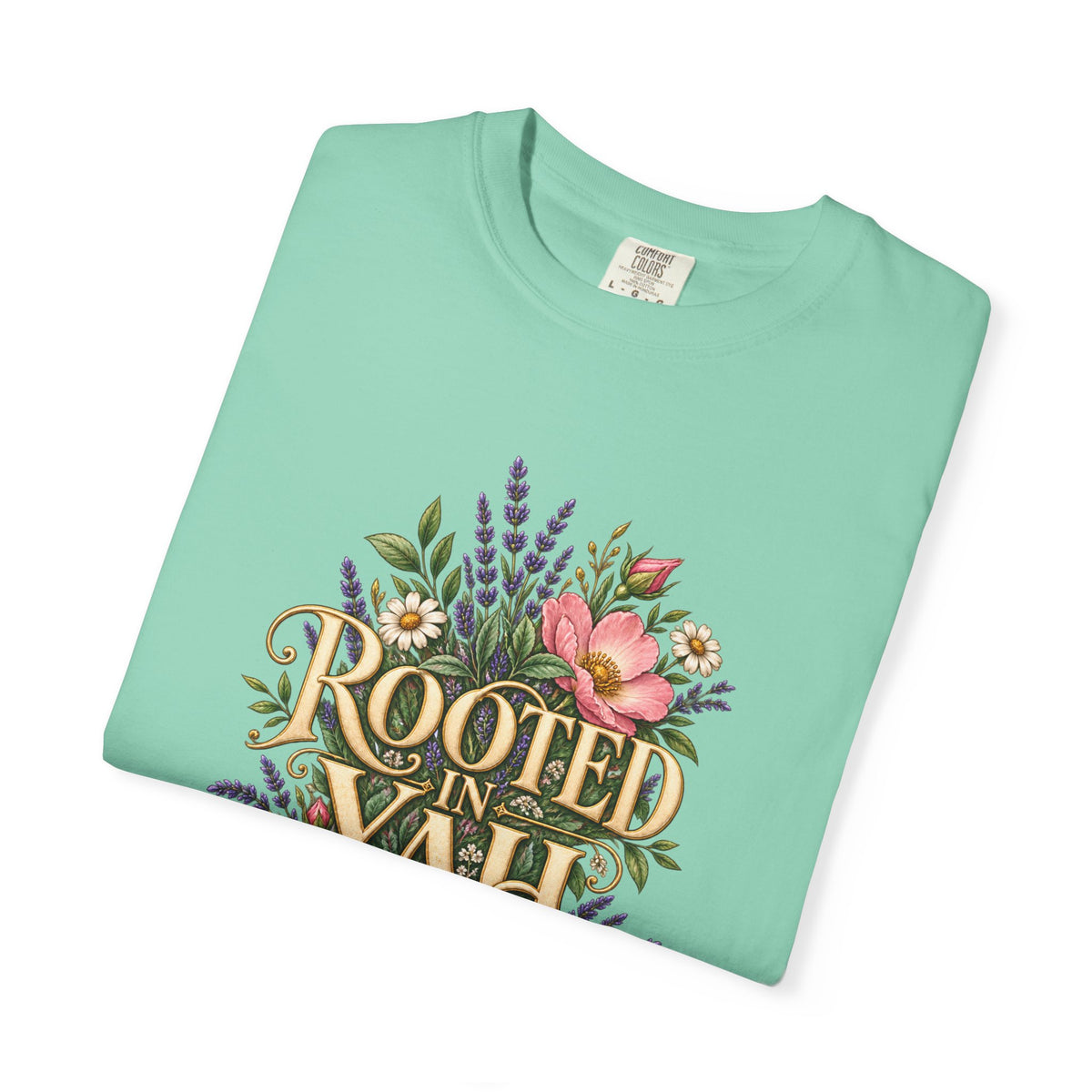 Rooted in Yah™ Women’s Faith T-Shirt | Christian Inspirational Graphic Tee | Faith Over Fear | Women’s Everyday Comfort Shirt