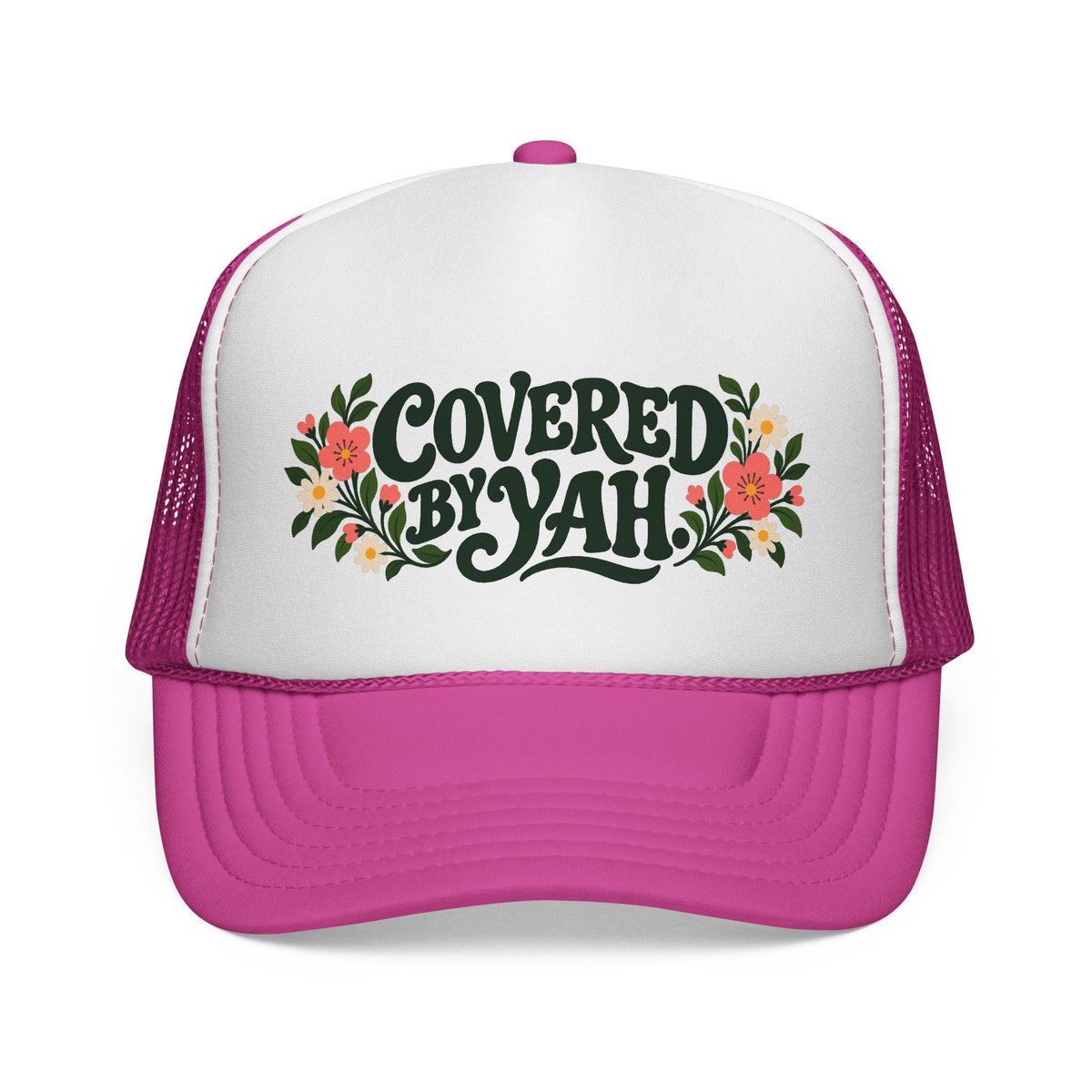 Covered by Yah™ Women’s Faith Hat | Inspirational Christian Cap | Psalm 91 Inspired | Rooted in Yah Mercantile™