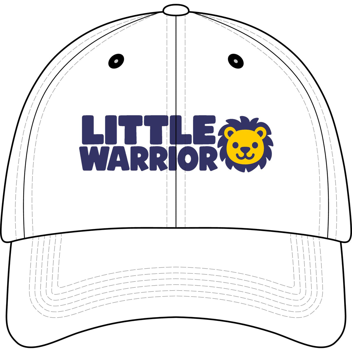 Little Warrior™ Kids Embroidered Hat | Christian Youth Baseball Cap | Faith & Courage Hat for Boys and Girls | Rooted in Yah Mercantile™