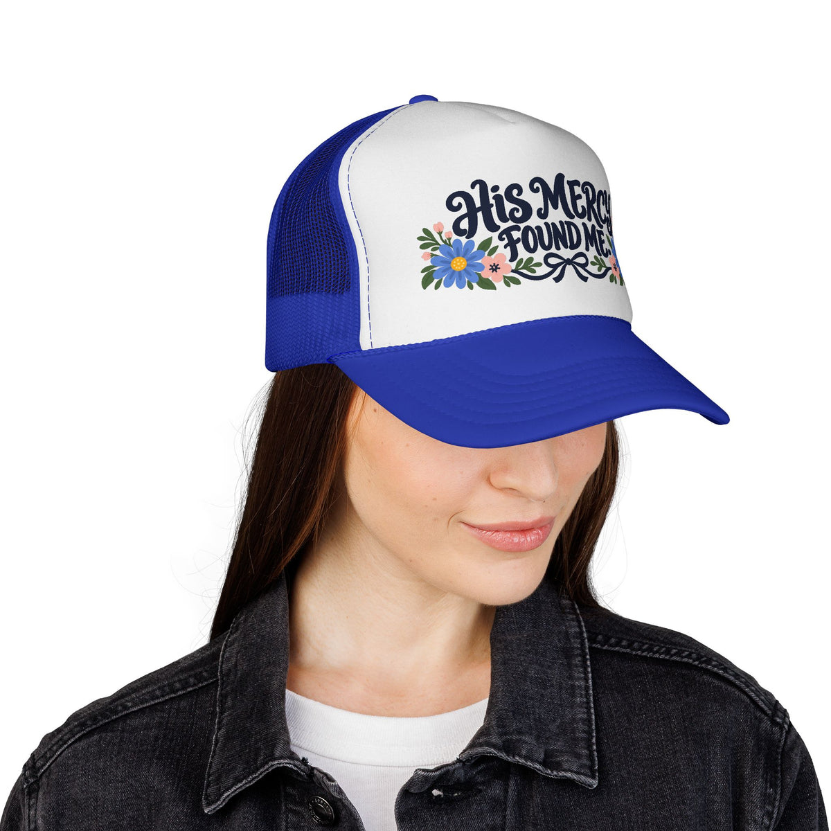 Mercy Found Me™ | Faith-Based Inspirational Hat | Christian Embroidered Cap | Rooted in Yah Mercantile™