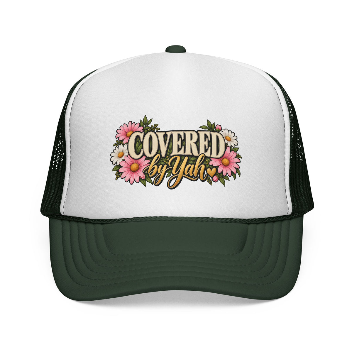 Covered by Yah™ Women’s Faith Hat | Psalm 91 Inspired Cap | Inspirational Christian Headwear | Rooted in Yah Mercantile™