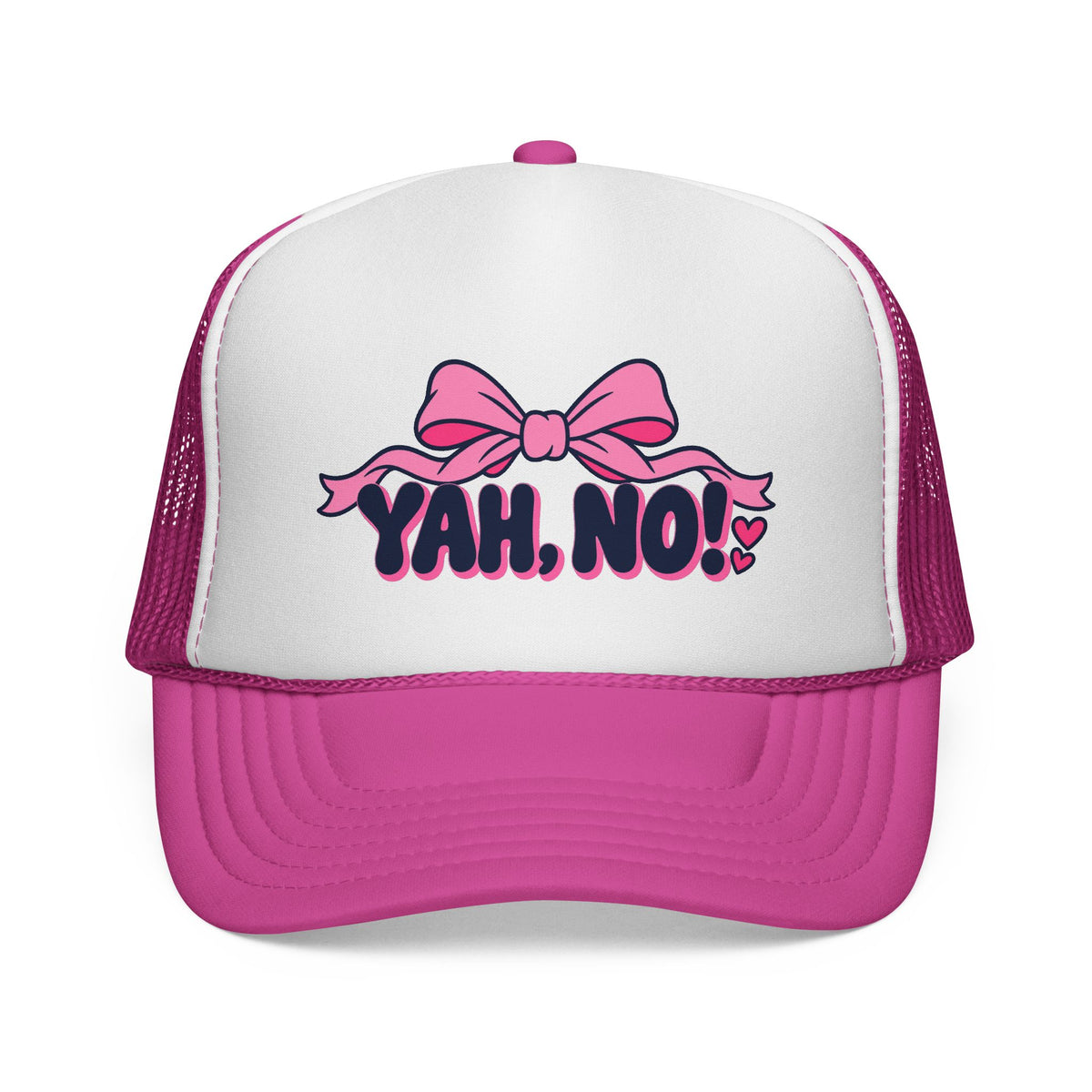YAH, NO!™ | Funny Faith-Based Statement Hat | Bold Christian Cap | Faith, Fire & Fearless Collection