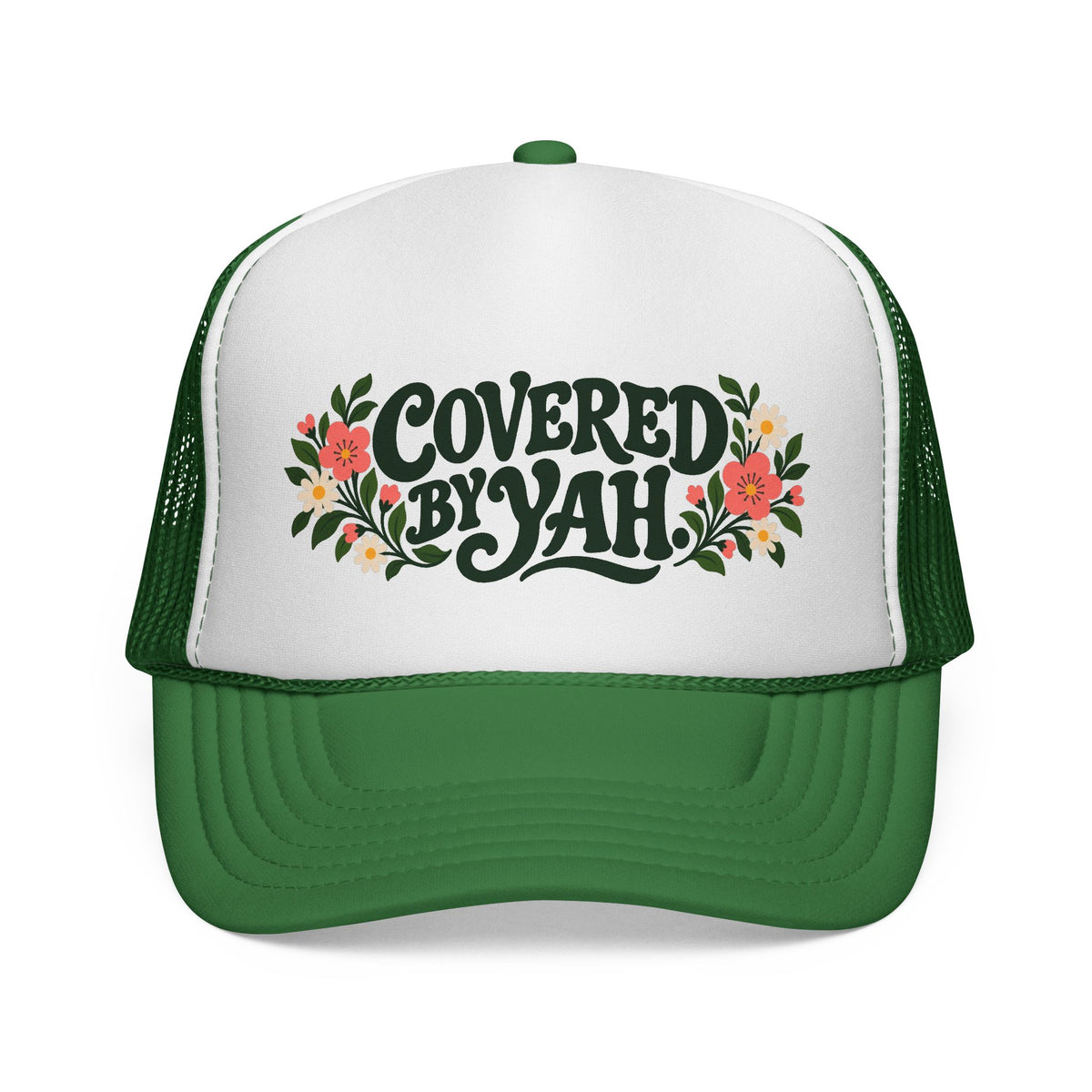 Covered by Yah™ Women’s Faith Hat | Inspirational Christian Cap | Psalm 91 Inspired | Rooted in Yah Mercantile™