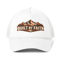 Built by Faith™ Men’s Trucker Hat | Christian Men’s Baseball Cap | Bold Faith & Strength Statement Hat | Rooted in Yah Mercantile™