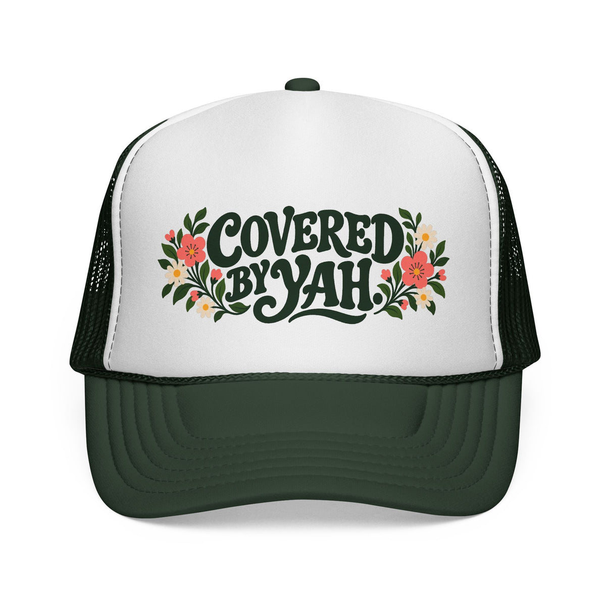 Covered by Yah™ Women’s Faith Hat | Inspirational Christian Cap | Psalm 91 Inspired | Rooted in Yah Mercantile™