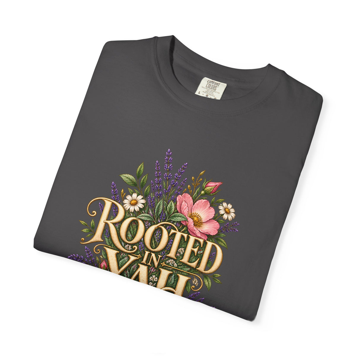 Rooted in Yah™ Women’s Faith T-Shirt | Christian Inspirational Graphic Tee | Faith Over Fear | Women’s Everyday Comfort Shirt