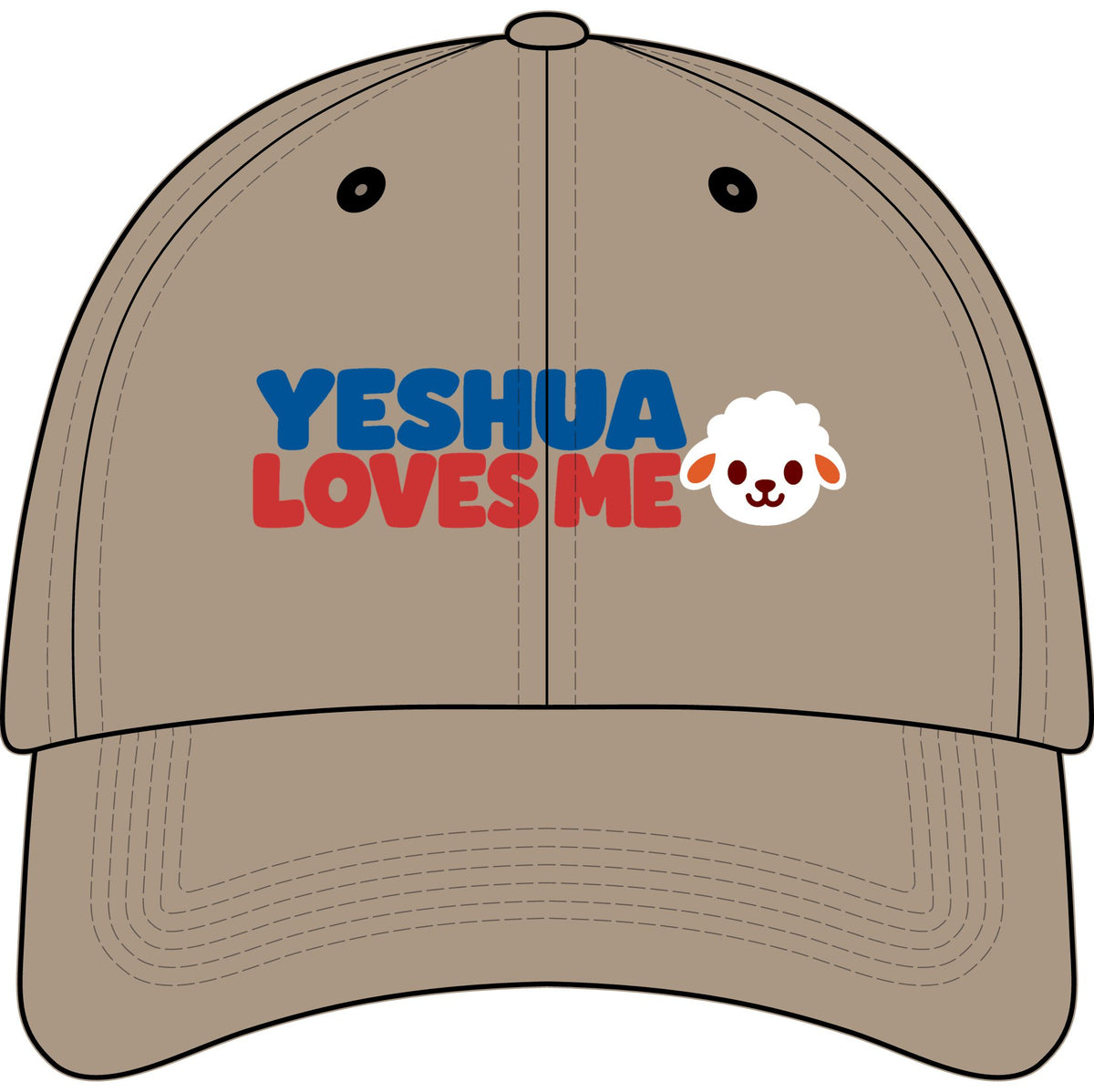 Yeshua Loves Me™ Kids Embroidered Hat | Christian Youth Baseball Cap | Inspirational Faith Hat for Boys & Girls | Rooted in Yah Mercantile™