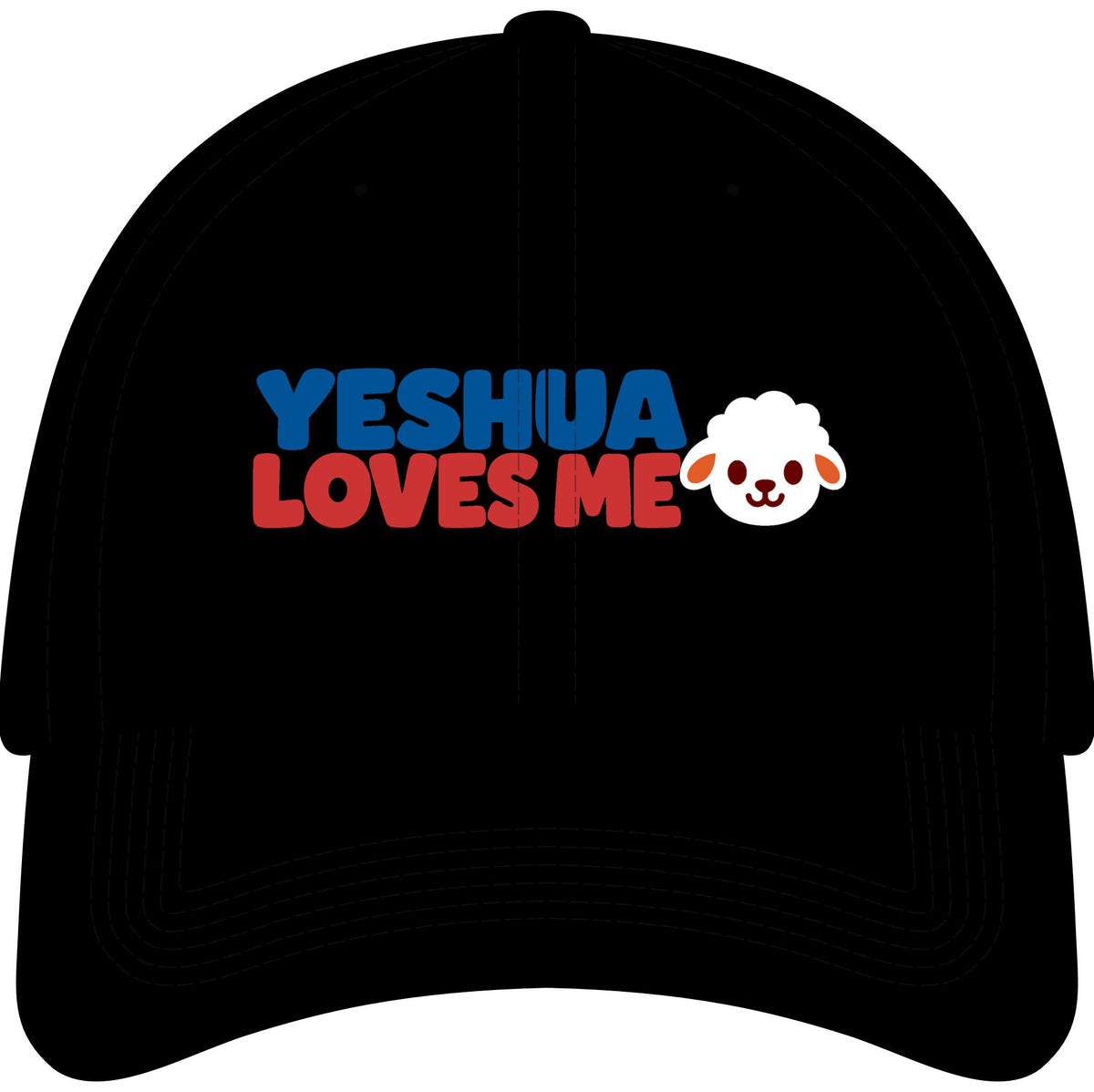 Yeshua Loves Me™ Kids Embroidered Hat | Christian Youth Baseball Cap | Inspirational Faith Hat for Boys & Girls | Rooted in Yah Mercantile™