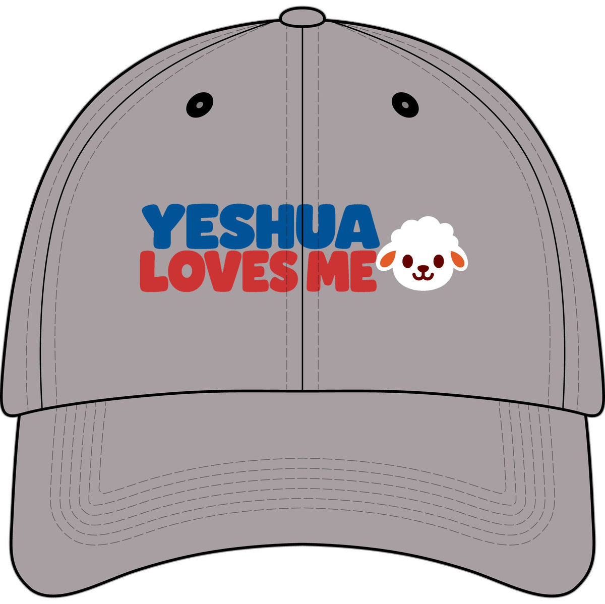 Yeshua Loves Me™ Kids Embroidered Hat | Christian Youth Baseball Cap | Inspirational Faith Hat for Boys & Girls | Rooted in Yah Mercantile™