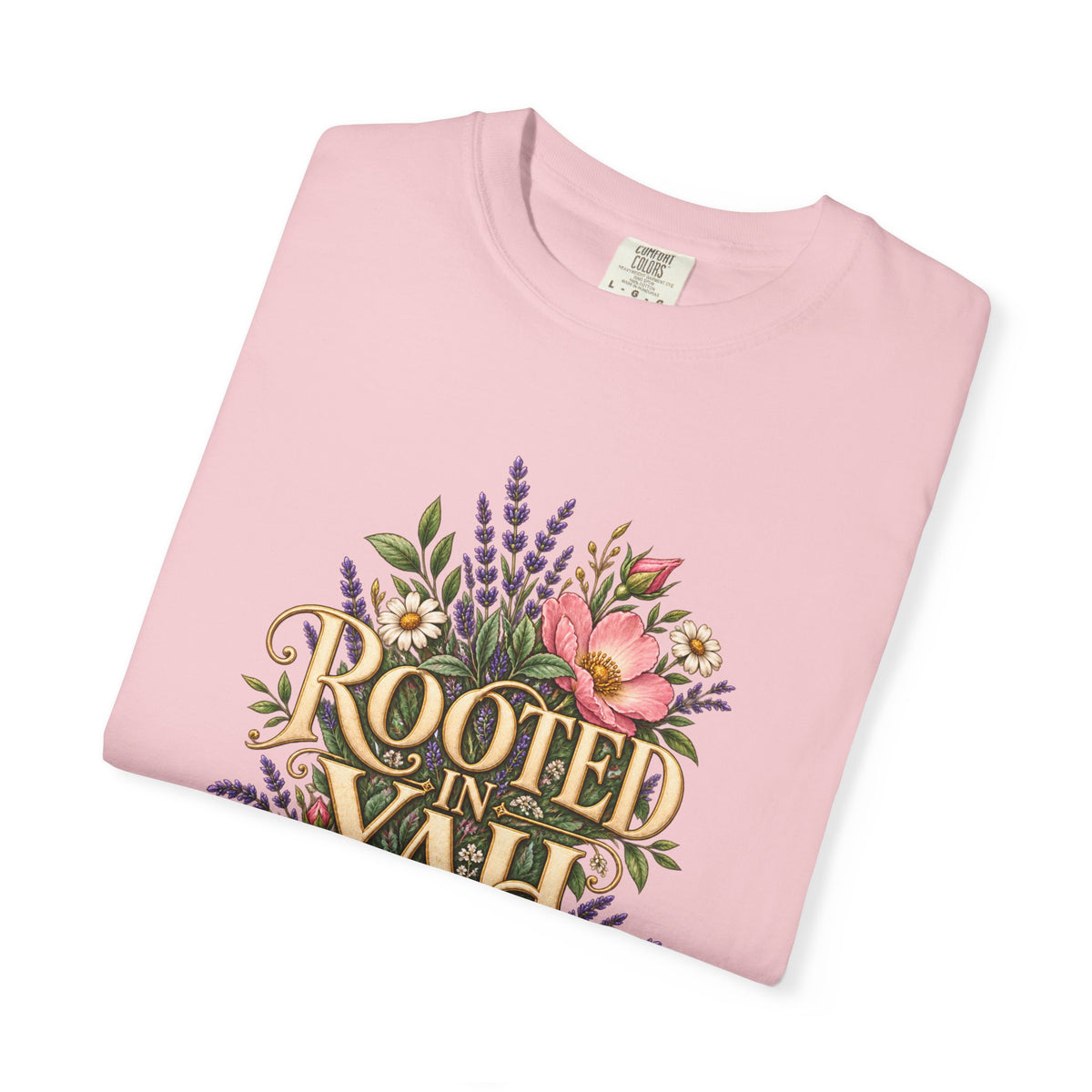 Rooted in Yah™ Women’s Faith T-Shirt | Christian Inspirational Graphic Tee | Faith Over Fear | Women’s Everyday Comfort Shirt