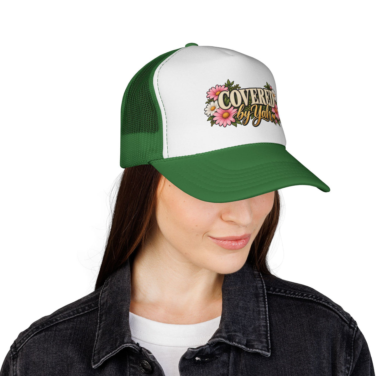 Covered by Yah™ Women’s Faith Hat | Psalm 91 Inspired Cap | Inspirational Christian Headwear | Rooted in Yah Mercantile™