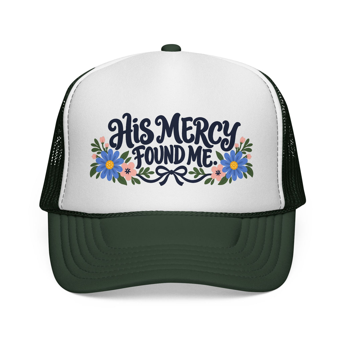 Mercy Found Me™ | Faith-Based Inspirational Hat | Christian Embroidered Cap | Rooted in Yah Mercantile™