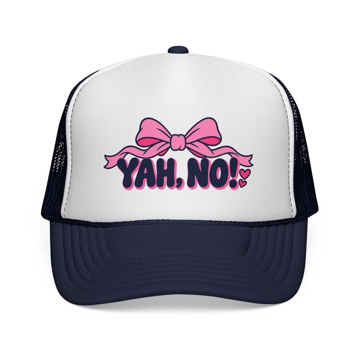 YAH, NO!™ | Funny Faith-Based Statement Hat | Bold Christian Cap | Faith, Fire & Fearless Collection