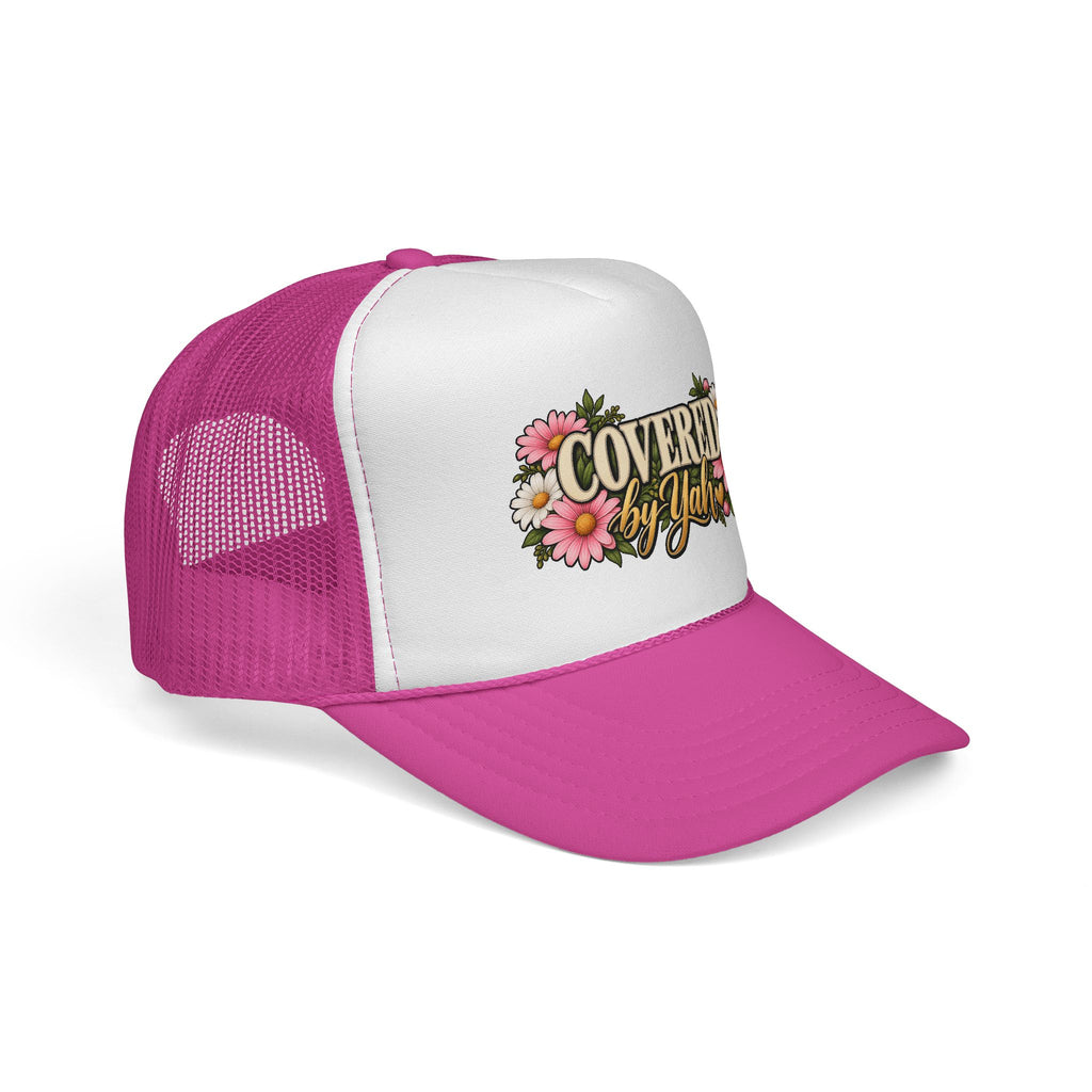 Covered by Yah™ Women’s Faith Hat | Psalm 91 Inspired Cap | Inspirational Christian Headwear | Rooted in Yah Mercantile™
