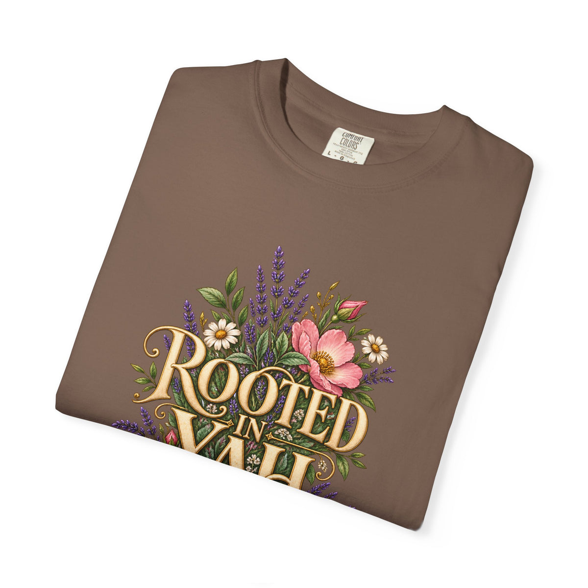 Rooted in Yah™ Women’s Faith T-Shirt | Christian Inspirational Graphic Tee | Faith Over Fear | Women’s Everyday Comfort Shirt