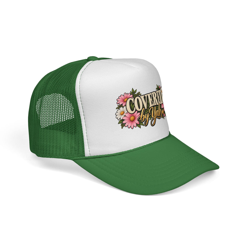 Covered by Yah™ Women’s Faith Hat | Psalm 91 Inspired Cap | Inspirational Christian Headwear | Rooted in Yah Mercantile™