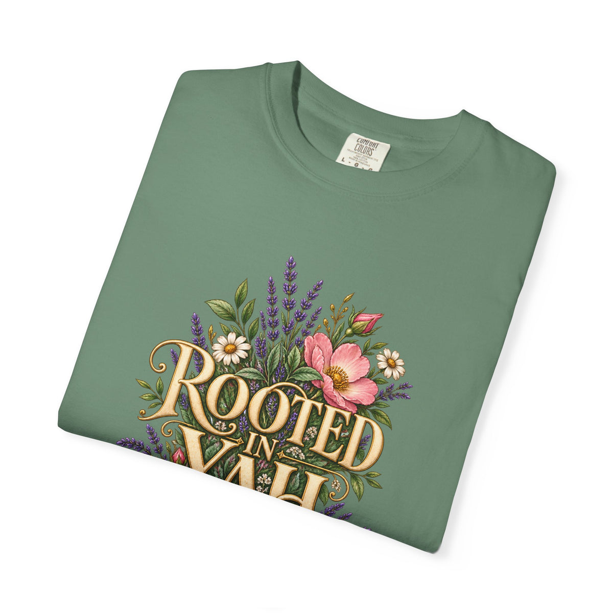 Rooted in Yah™ Women’s Faith T-Shirt | Christian Inspirational Graphic Tee | Faith Over Fear | Women’s Everyday Comfort Shirt