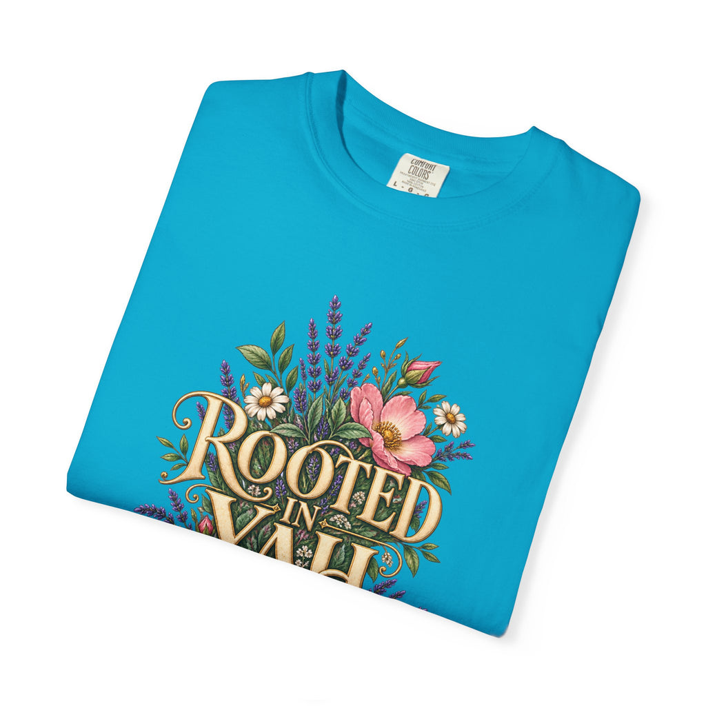 Rooted in Yah™ Women’s Faith T-Shirt | Christian Inspirational Graphic Tee | Faith Over Fear | Women’s Everyday Comfort Shirt