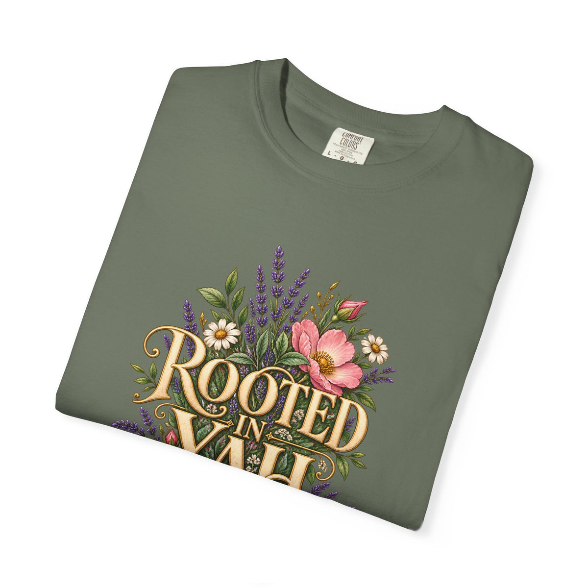 Rooted in Yah™ Women’s Faith T-Shirt | Christian Inspirational Graphic Tee | Faith Over Fear | Women’s Everyday Comfort Shirt