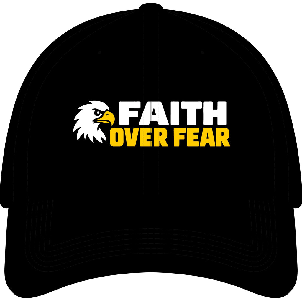 Faith Over Fear™ Kids Embroidered Hat | Christian Youth Baseball Cap | Inspirational Faith Hat for Boys & Girls | Rooted in Yah Mercantile™