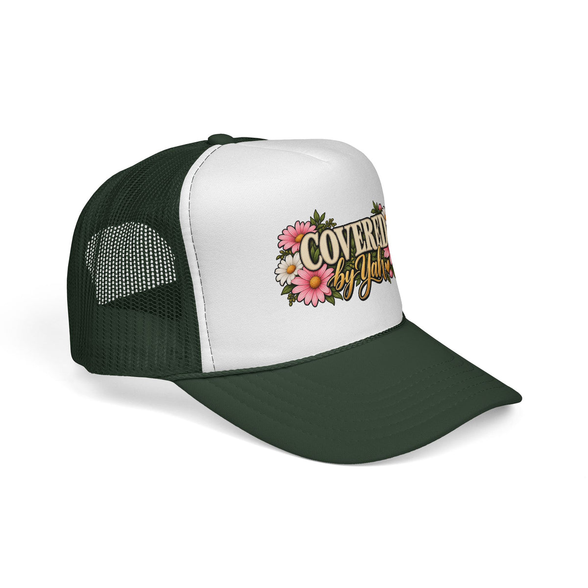 Covered by Yah™ Women’s Faith Hat | Psalm 91 Inspired Cap | Inspirational Christian Headwear | Rooted in Yah Mercantile™