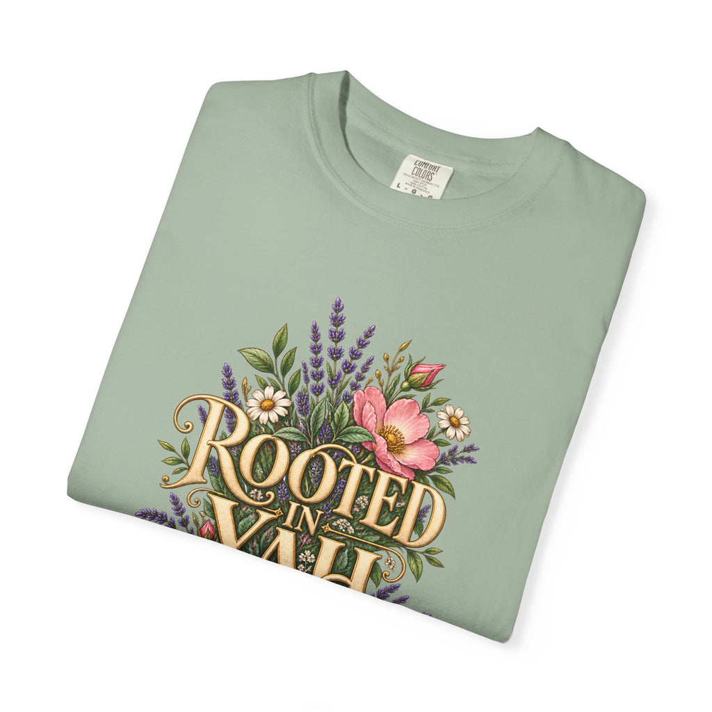 Rooted in Yah™ Women’s Faith T-Shirt | Christian Inspirational Graphic Tee | Faith Over Fear | Women’s Everyday Comfort Shirt
